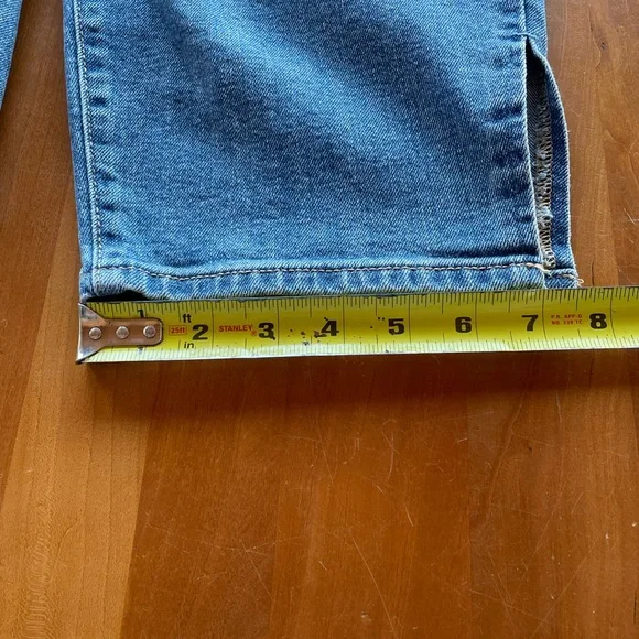 Old Navy OG Blue High Waisted Side Split Ankle Jeans Plus Size 20. EUC - Picture 12 of 15